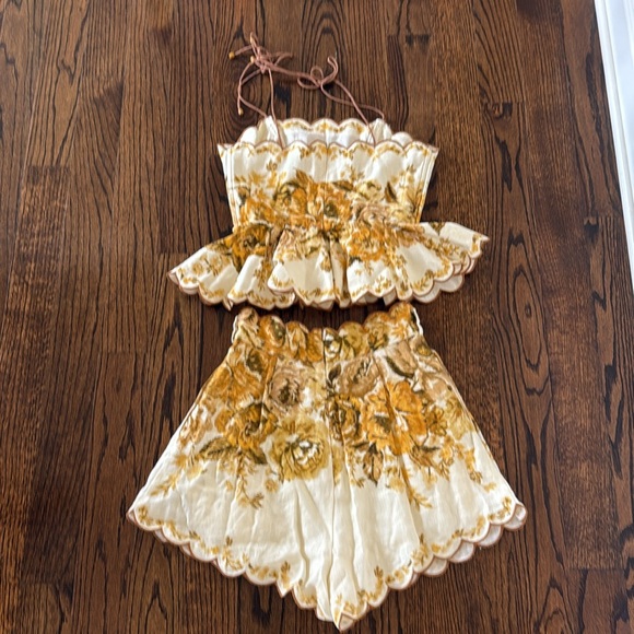 ZIMMERMANN Aliane Scallop Top & Short Set - Picture 7 of 10